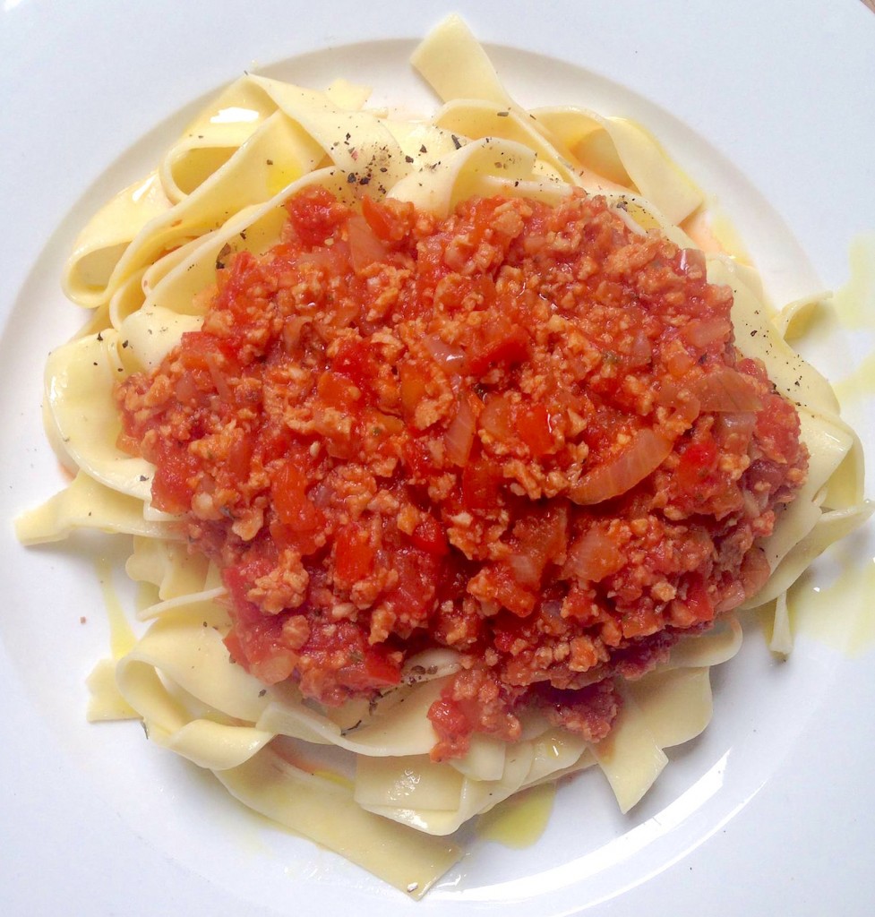 Soy Bolognese Sauce 